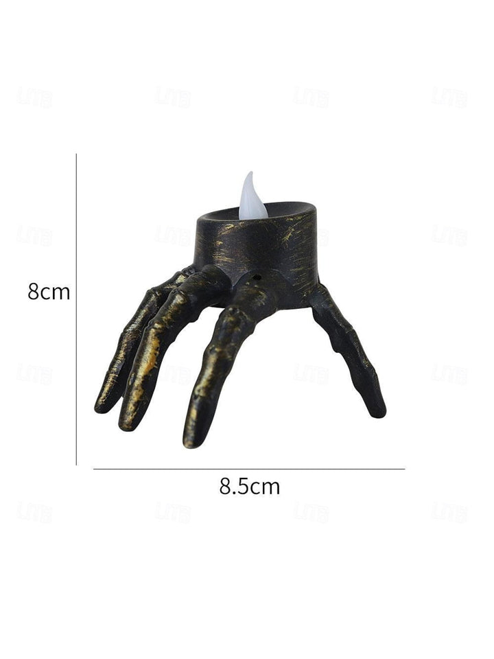 Halloween Vintage Skeleton Hand and Foot LED Candle Atmosphere Light