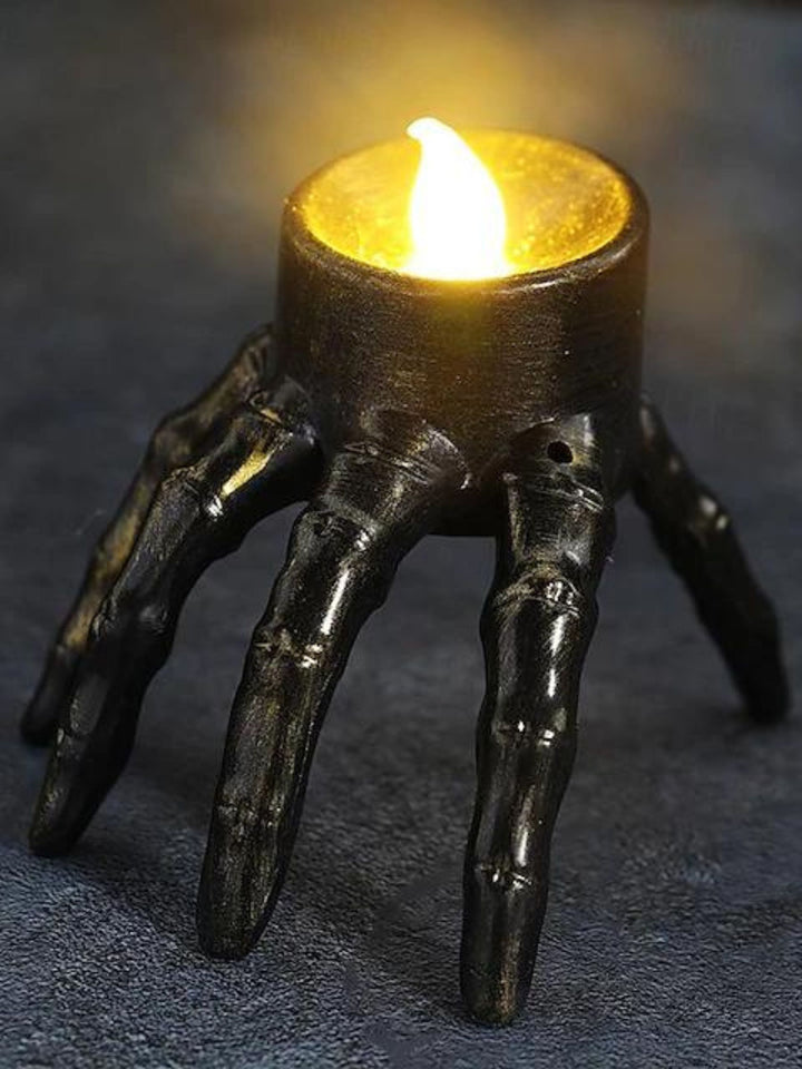 Halloween Vintage Skeleton Hand and Foot LED Candle Atmosphere Light