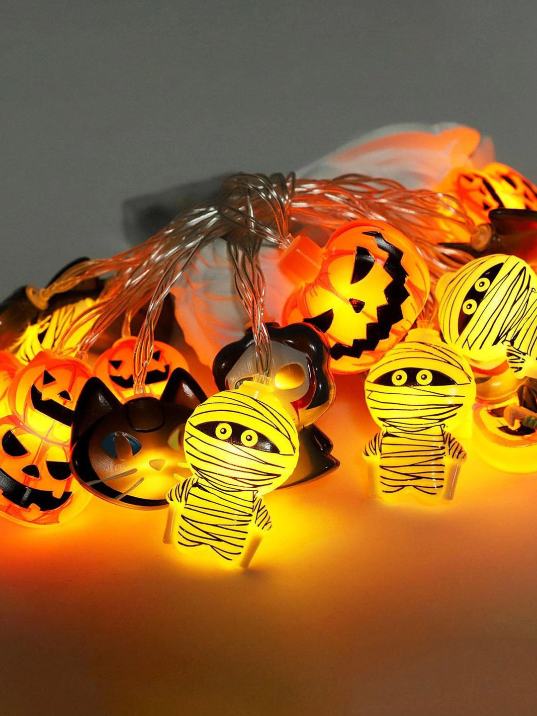 Mini Cute Halloween Pumpkin Decoration String Lights