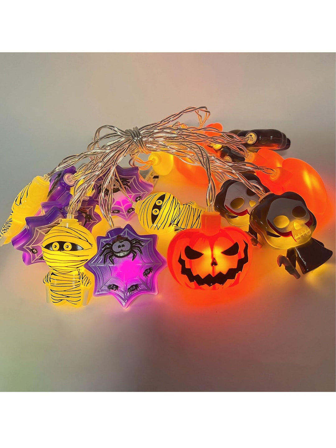 Mini Cute Halloween Pumpkin Decoration String Lights