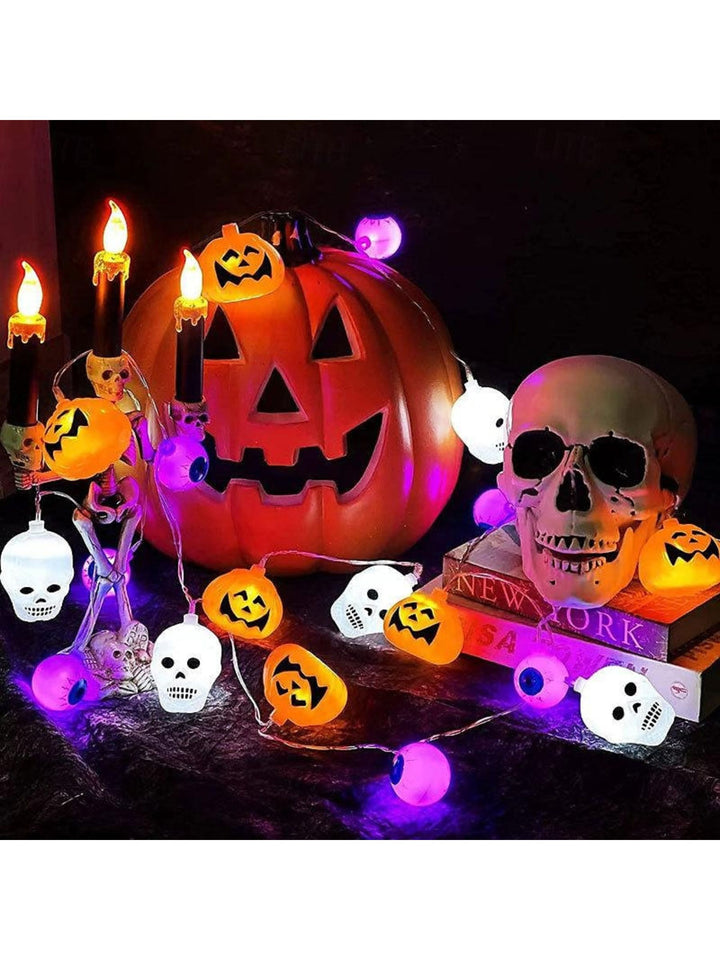 Mini Cute Halloween Pumpkin Decoration String Lights