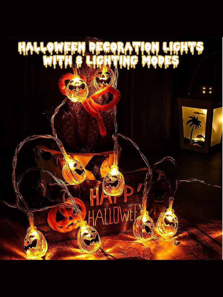 Halloween Pumpkin Indoor Decoration Atmospheric String Lights