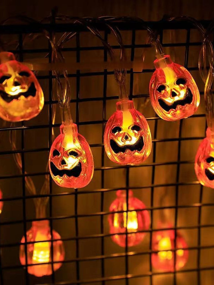 Halloween Pumpkin Indoor Decoration Atmospheric String Lights