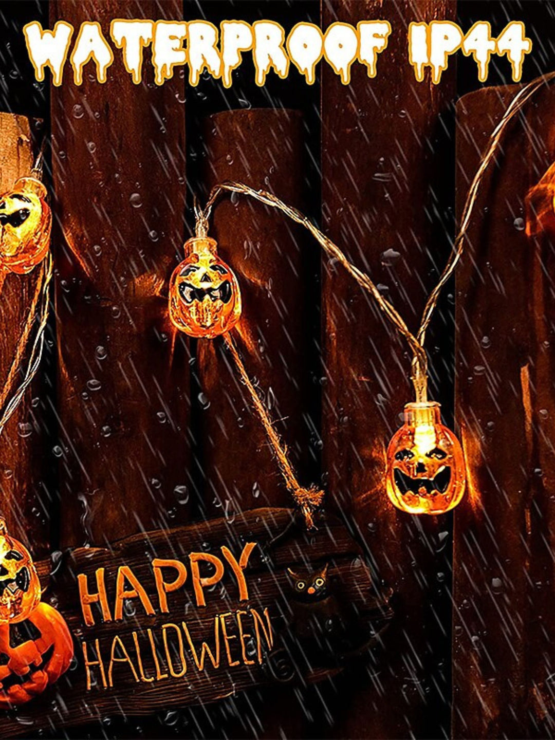 Halloween Pumpkin Indoor Decoration Atmospheric String Lights