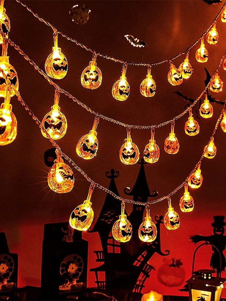 Halloween Pumpkin Indoor Decoration Atmospheric String Lights