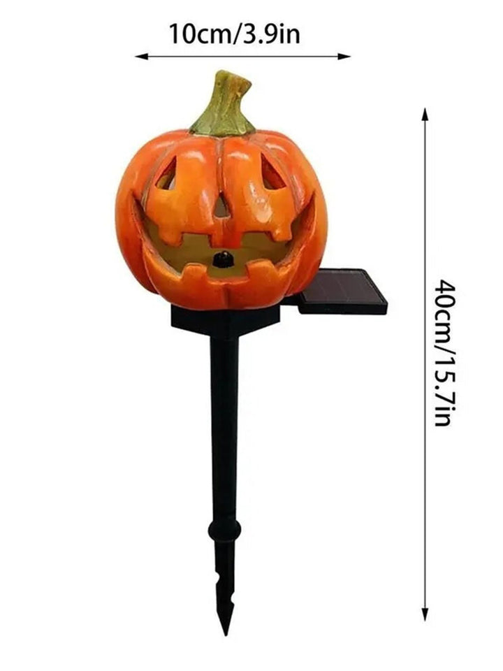 Halloween Solar Pumpkin Lawn Floor Insertion Decorative Lantern