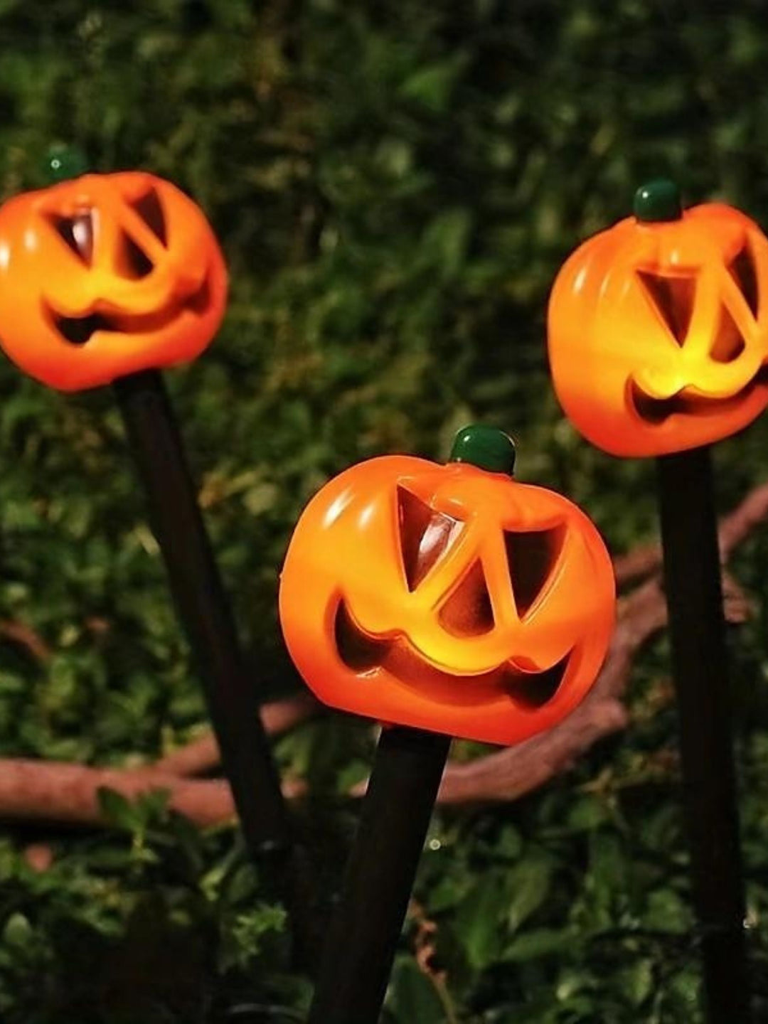 Halloween Solar Pumpkin Skull Ghost Floor Insertion Horror Decoration Lantern