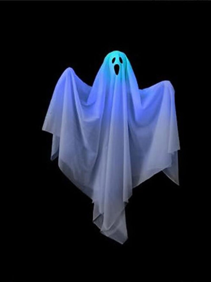 Glowing Hanging Horror LED Ghost Scary Ambiance Light Halloween Decorative Props