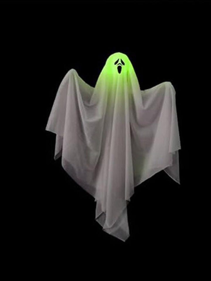 Glowing Hanging Horror LED Ghost Scary Ambiance Light Halloween Decorative Props