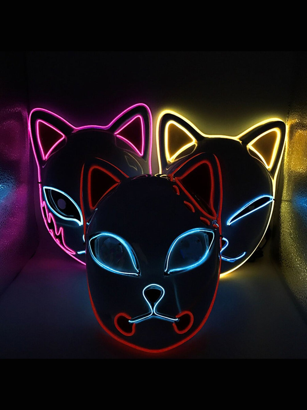 Halloween Classic Anime Glowing Mask Cosplay Costume Props