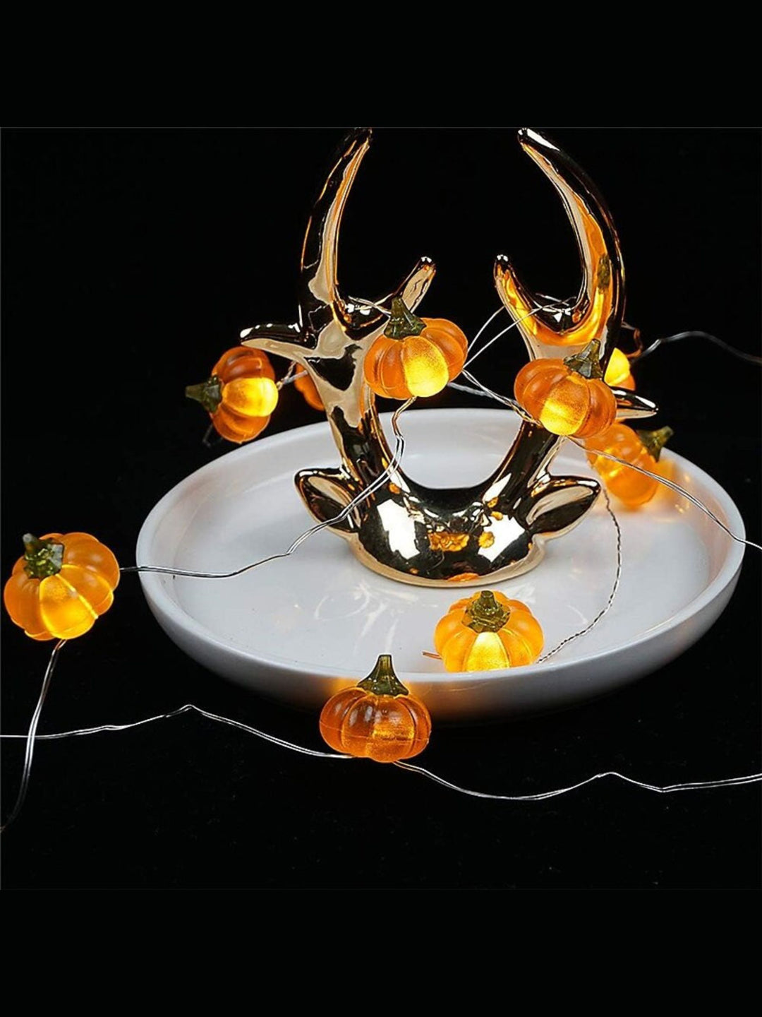 Halloween 3D Cute Pumpkin LED String Lights Party Decoration