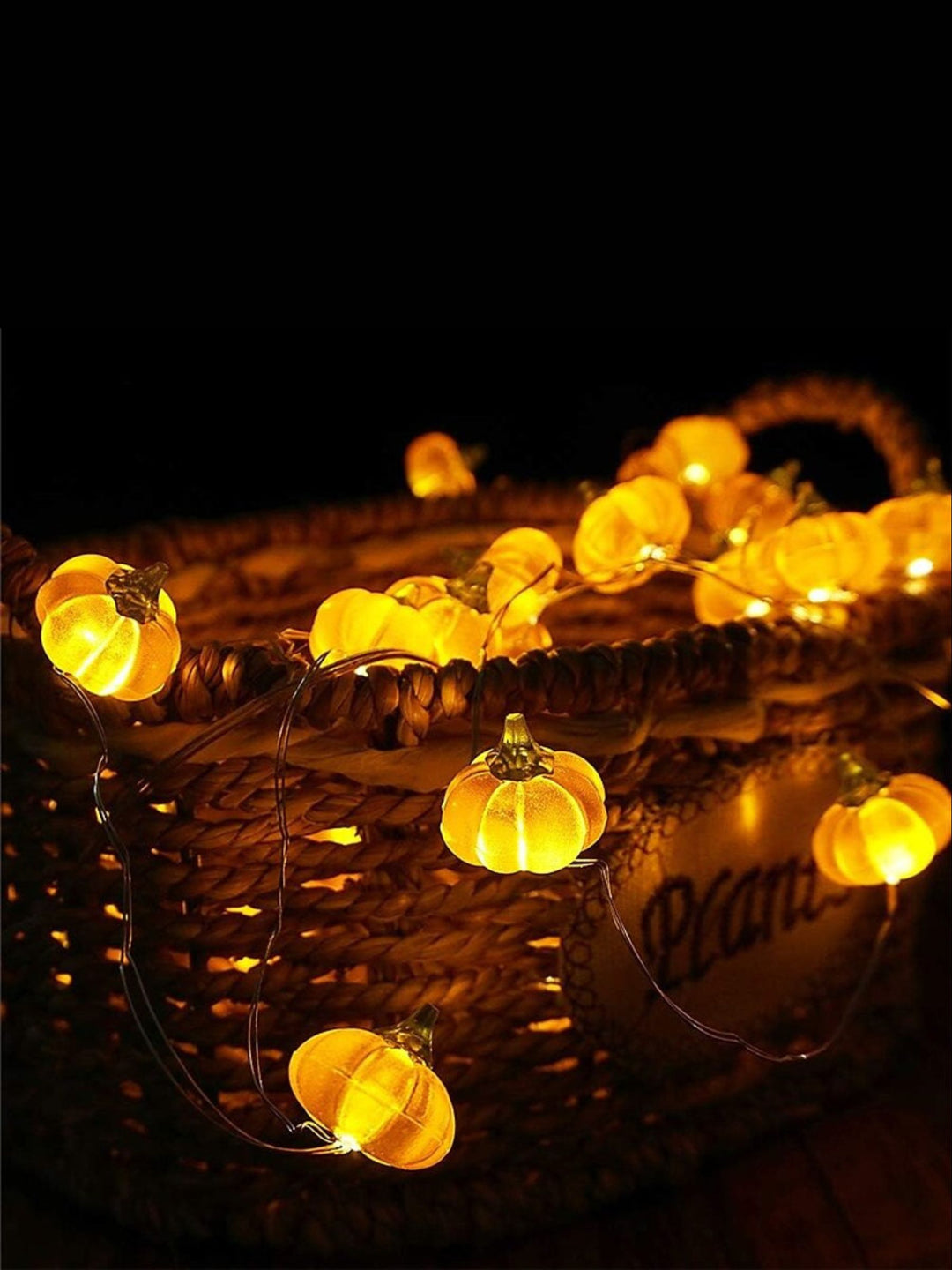 Halloween 3D Cute Pumpkin LED String Lights Party Decoration