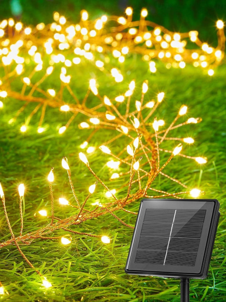 Solar Waterproof Copper Wire LED Garden Decoration Simple String Lights