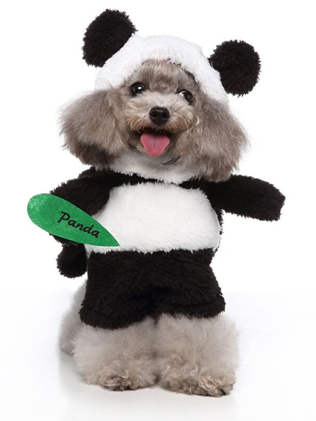 Halloween Cute Panda Dog Costume Stand-Up Fun Pet Outfit