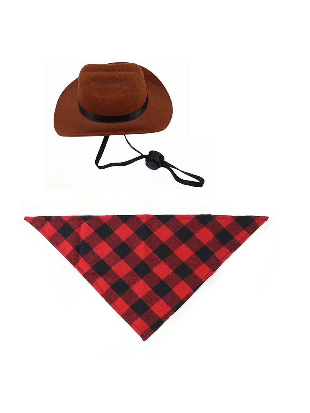 Halloween Retro Western Cowboy Hat Pet Set Accessories