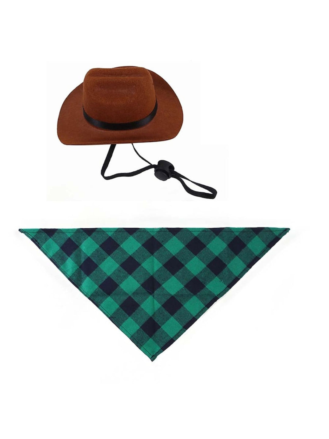 Halloween Retro Western Cowboy Hat Pet Set Accessories