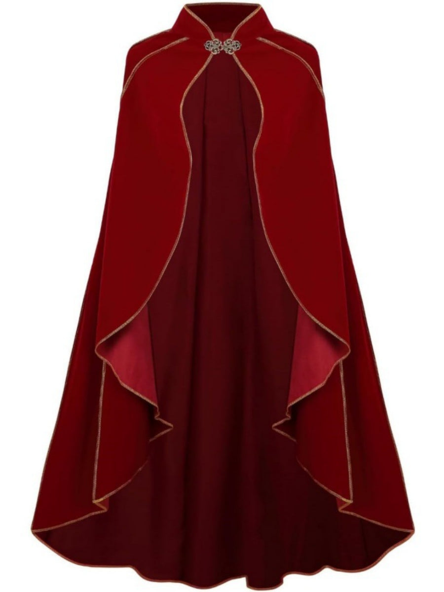 Retro Vintage Punk & Gothic Medieval Plague Doctor Witches Cosplay Cloak