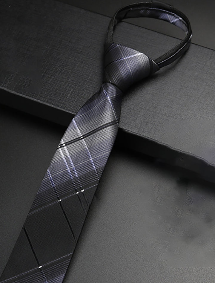Men's Basic Ties Striped Solid Color