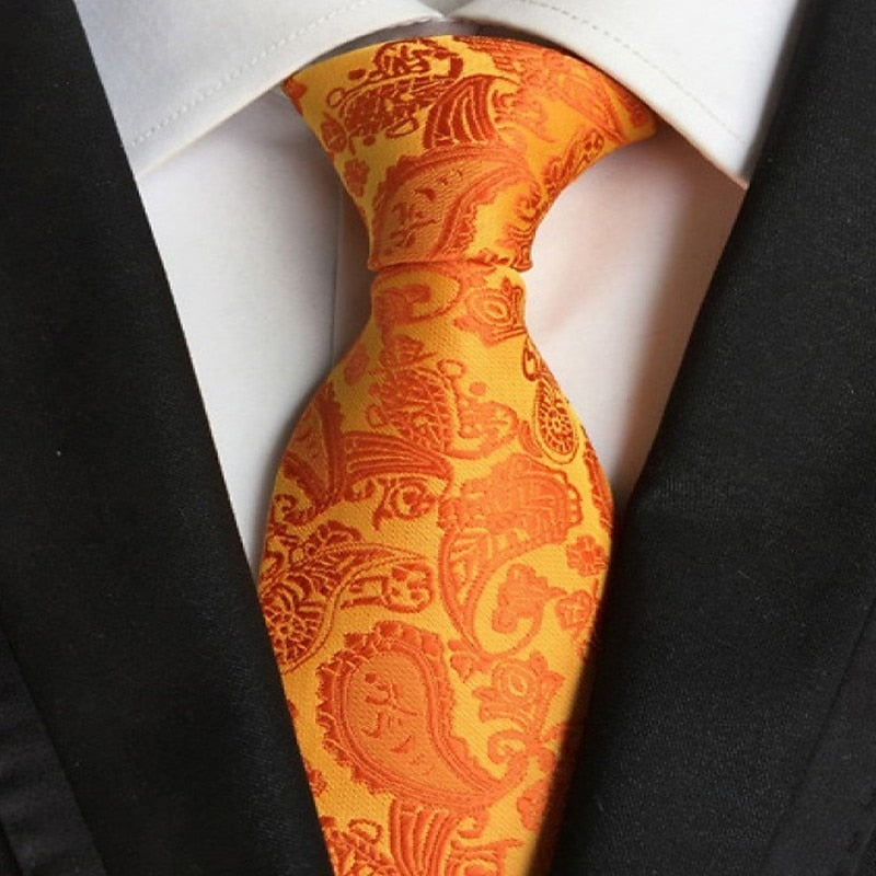 Men's Printed Neck Ties Unisex Work Necktie