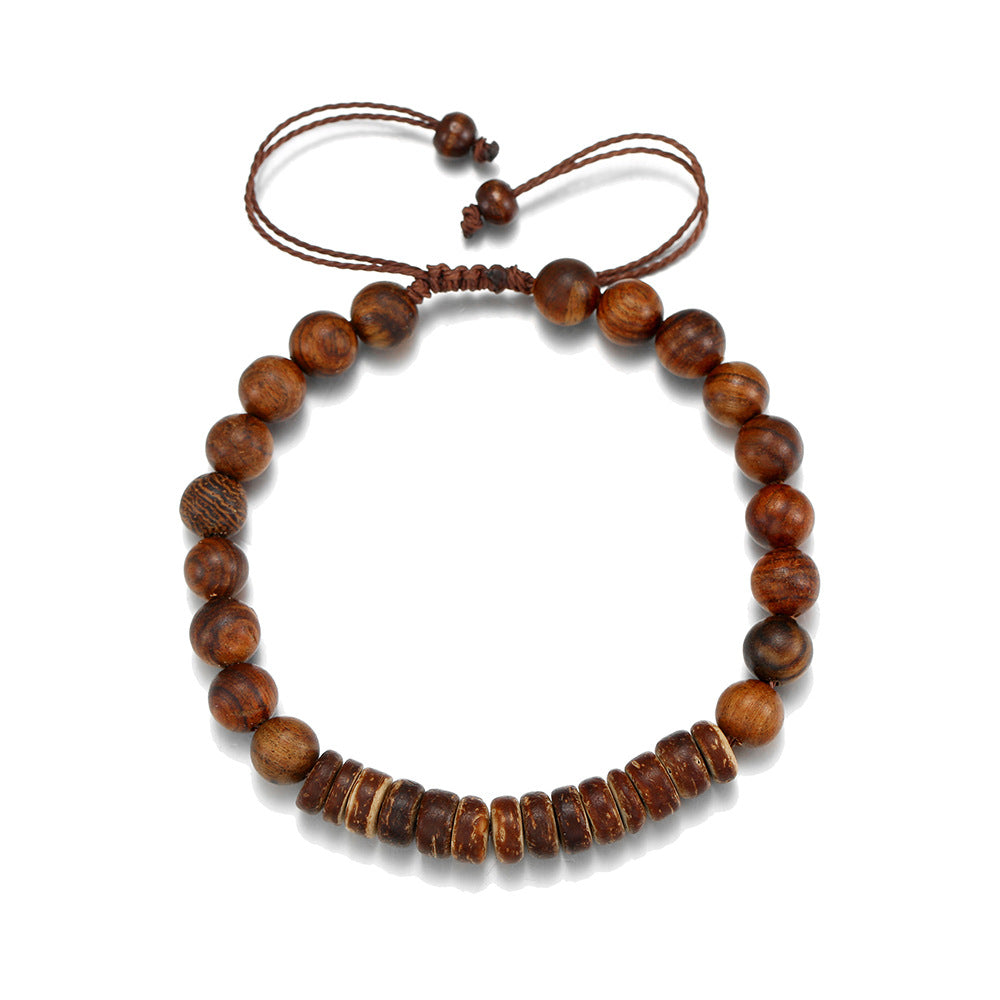 Men's Minimalist Turquoise Wooden Beads Trendy Funky Premium Bracelet Accessories