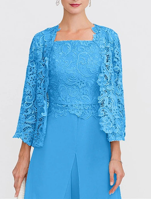 Women's Wedding Guest 3/4 Length Sleeve Floral Lace  Bolero Wrap/Shawl