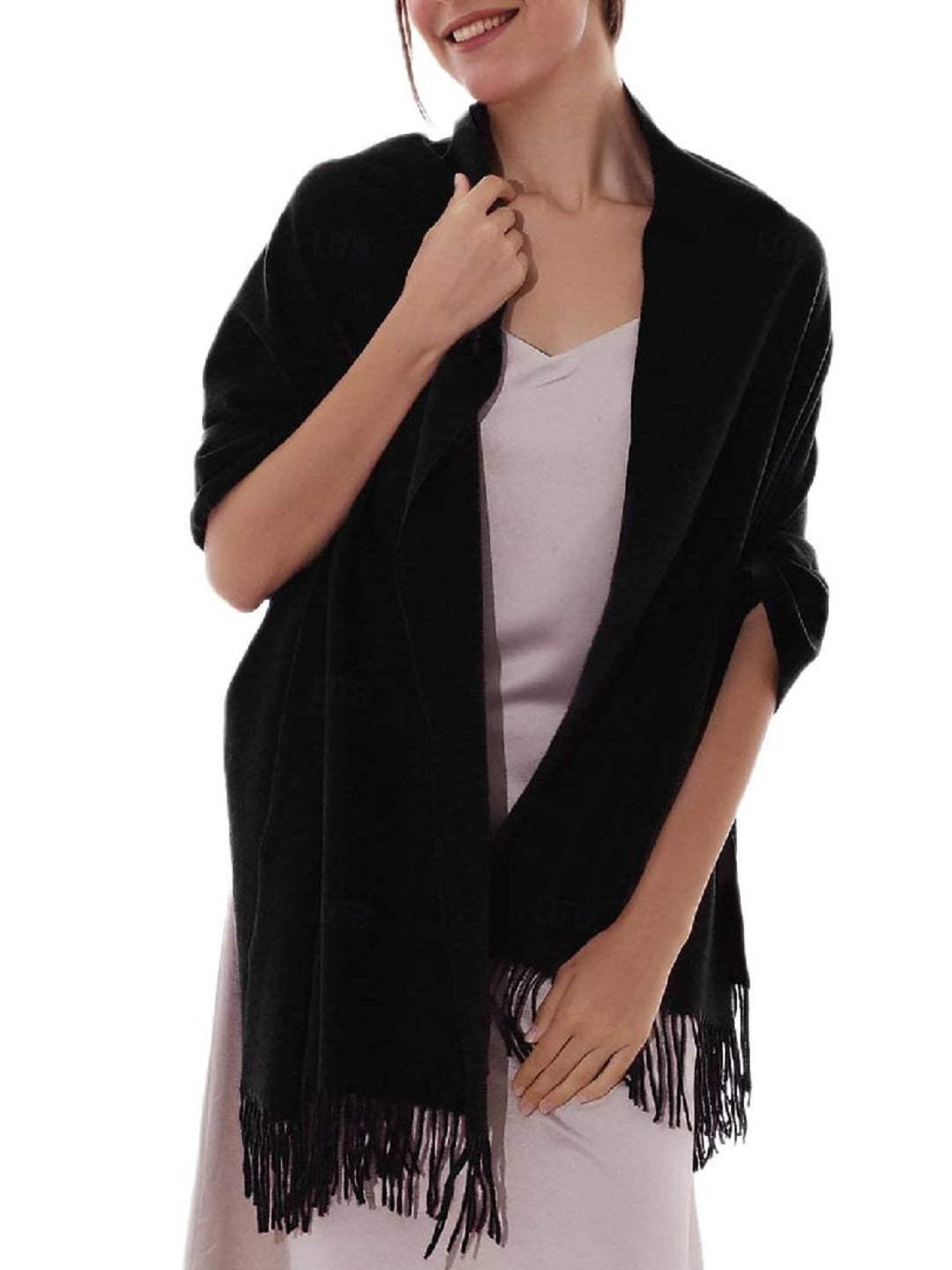 Women's Imitation Cashmere Pure Color Soft Winter Warm Wraps