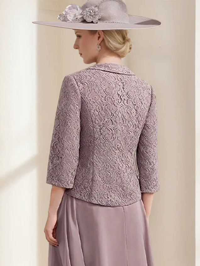 Women's 3/4 Sleeves Open-front Jackets with Appliques