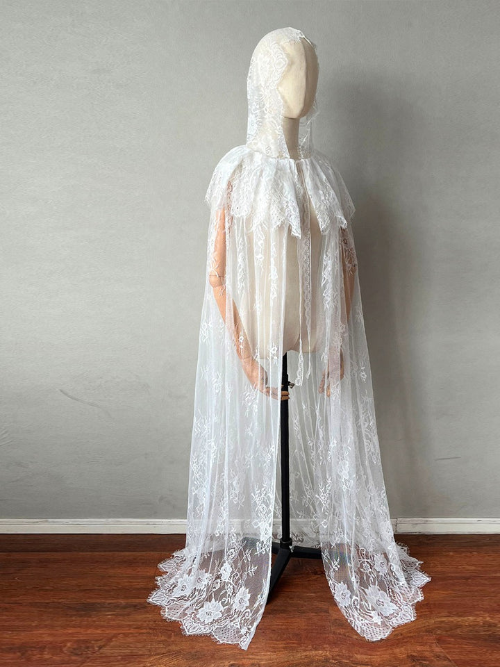 Women's Delicated Lace Solid Color Wedding Wraps