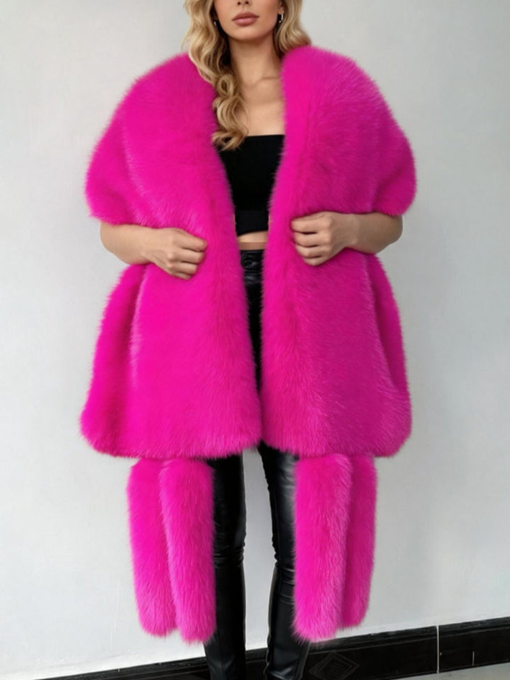 Shawls Party Wraps Elegant Keep Warm Sleeveless Faux Fur Wedding/Party Wraps With Feathers / Fur