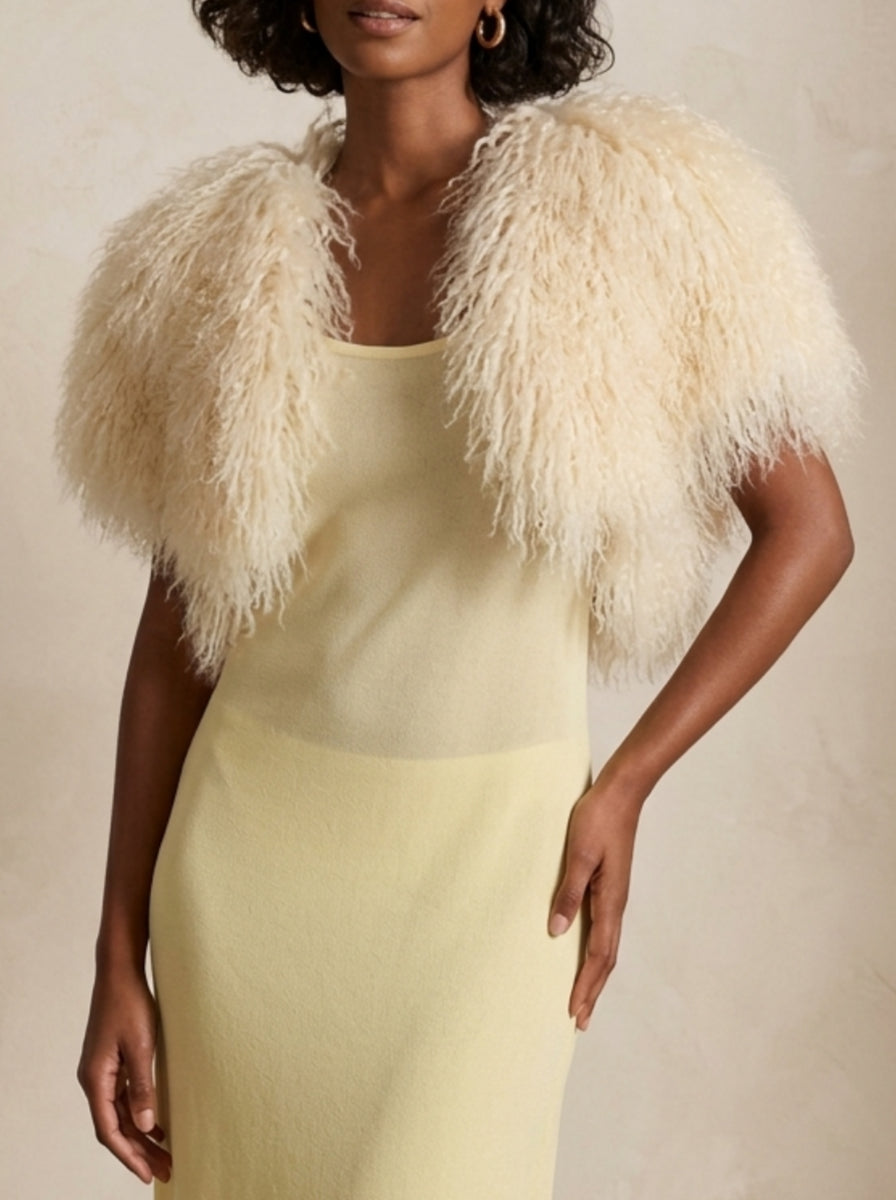 Shawls Party Wraps Heart Shape Sleeveless Faux Fur Wedding/Party Wraps With Feathers / Fur