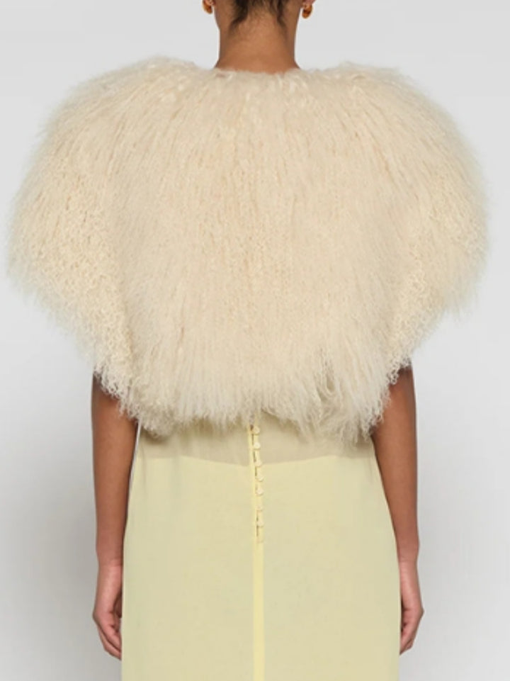 Shawls Party Wraps Heart Shape Sleeveless Faux Fur Wedding/Party Wraps With Feathers / Fur