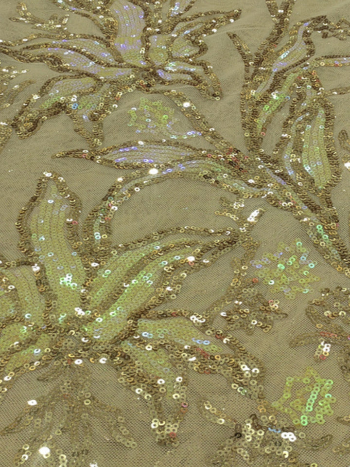 A-Line/Princess Off-the-Shoulder Stretch Satin Cocktail Dresses Sleeveless Sequins Floral Tea-Length Formal  Dresses