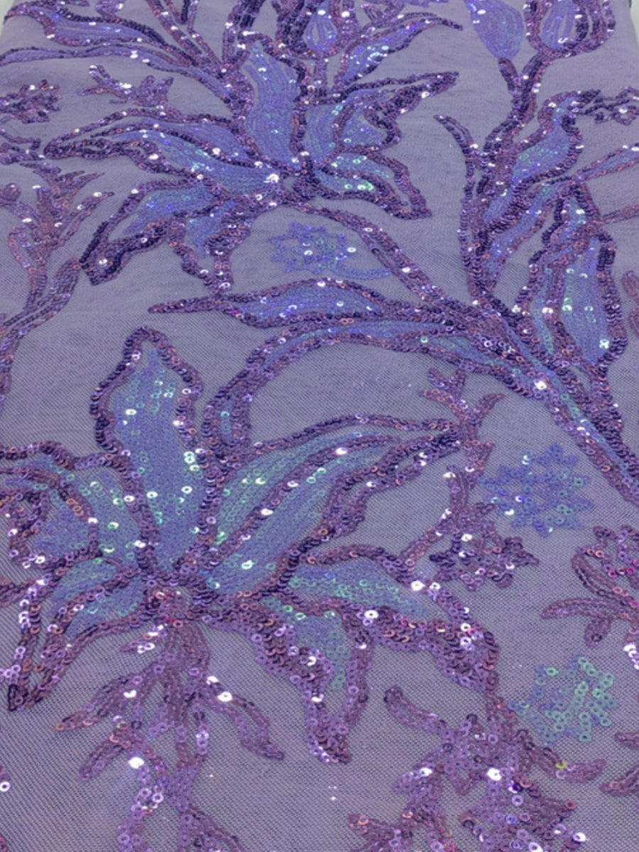 A-Line/Princess Off-the-Shoulder Stretch Satin Cocktail Dresses Sleeveless Sequins Floral Tea-Length Formal  Dresses