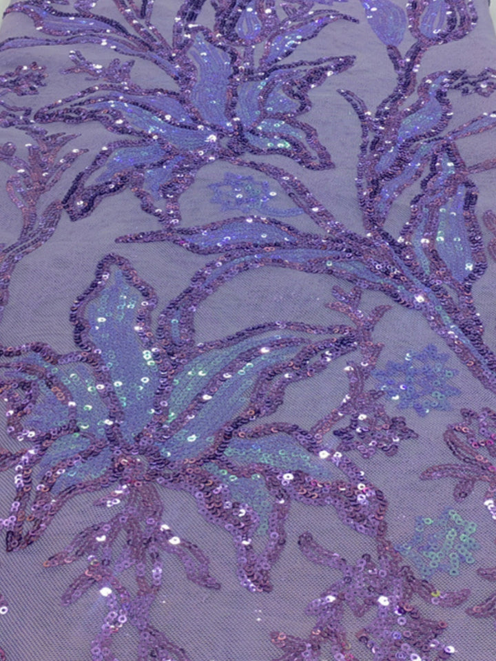 A-Line/Princess Off-the-Shoulder Stretch Satin Cocktail Dresses Sleeveless Sequins Floral Tea-Length Formal  Dresses