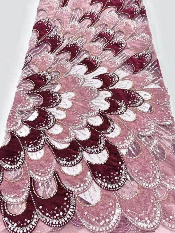 Trumpet/Mermaid Strapless Beaded Evening Dresses with Scarf Floor-Length Sleeveless Formal Dresses