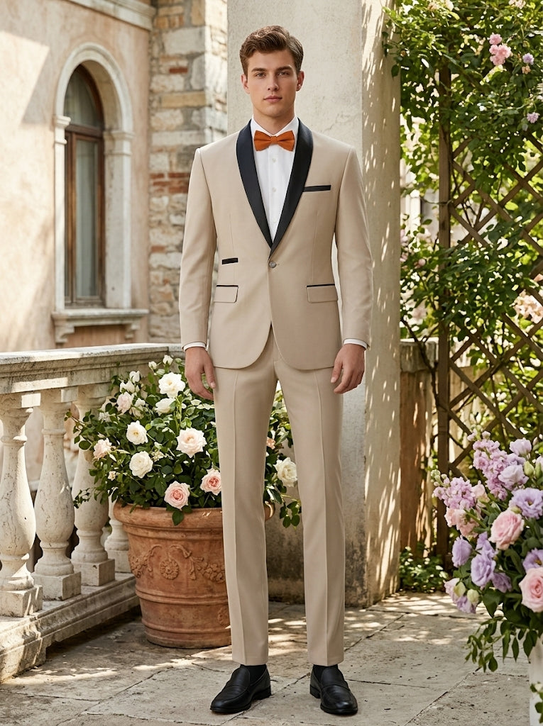 Men's 2-Piece Suit Jacket, Stretchable and Wrinkle-Resistant