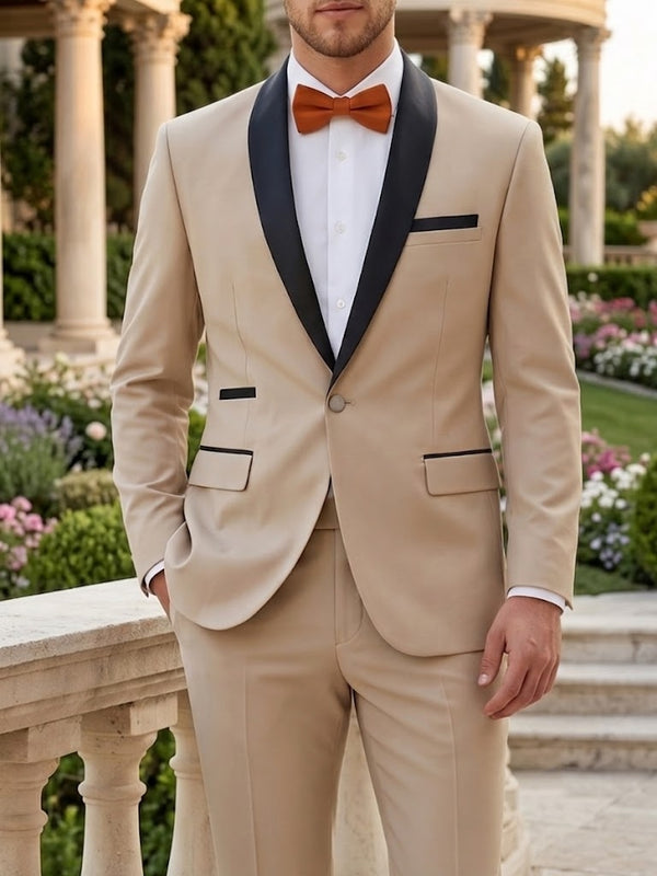 Men's 2-Piece Suit Jacket, Stretchable and Wrinkle-Resistant