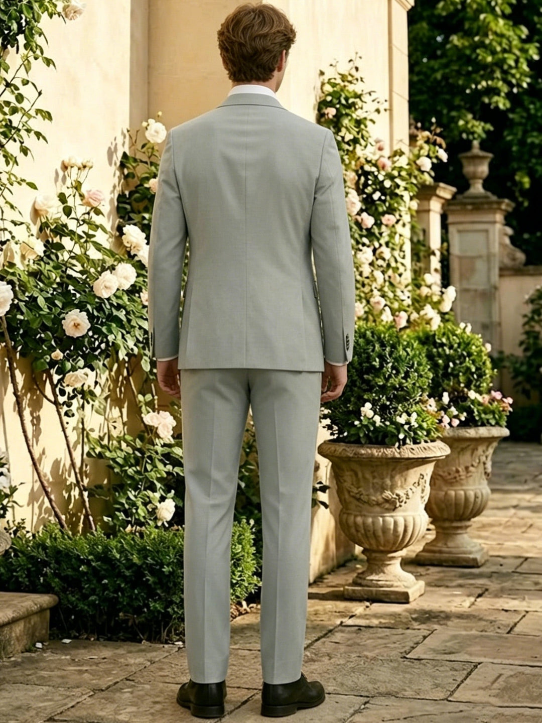 Men's Tailored Suit Jacket, 2-Piece, Fitted and Stretchable for Comfort