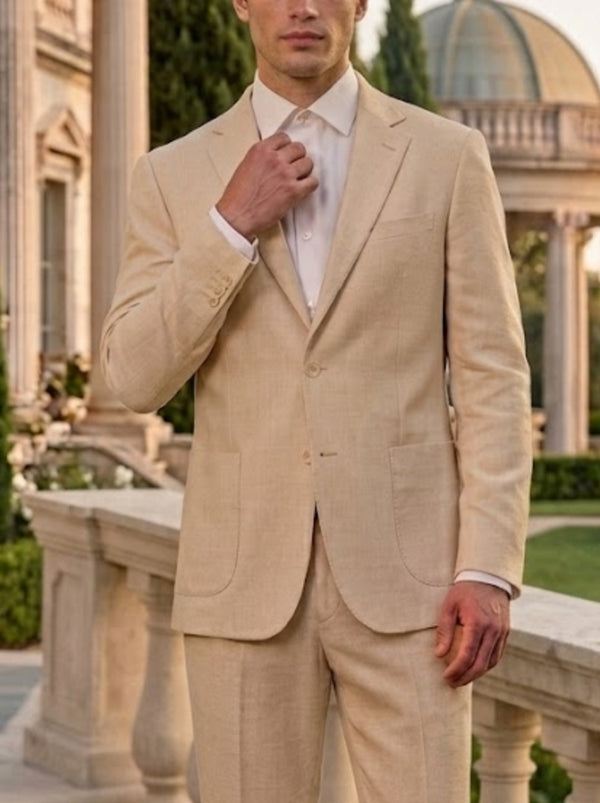 Men's Tailored 2-Piece Lightweight Suit Jacket
