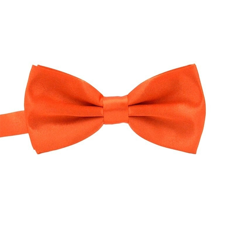 Men's Solid Colored Bow Tie Fashion Party Wedding Formal Evening