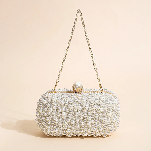 Pearl Attractive Charming Refined Clutch Bags