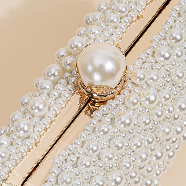 Pearl Attractive Charming Refined Clutch Bags