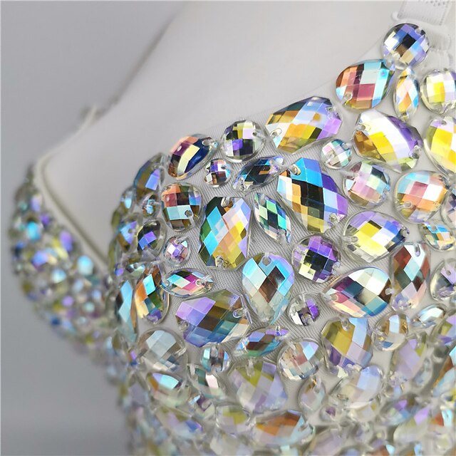 Sexy Y2K Year 2000 Women's Rhinestone Diamond Cosplay Costume Carnival Party Bra