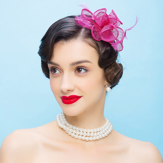 Special Occasion Tulle Kentucky Derby Fascinators with  display picture 3