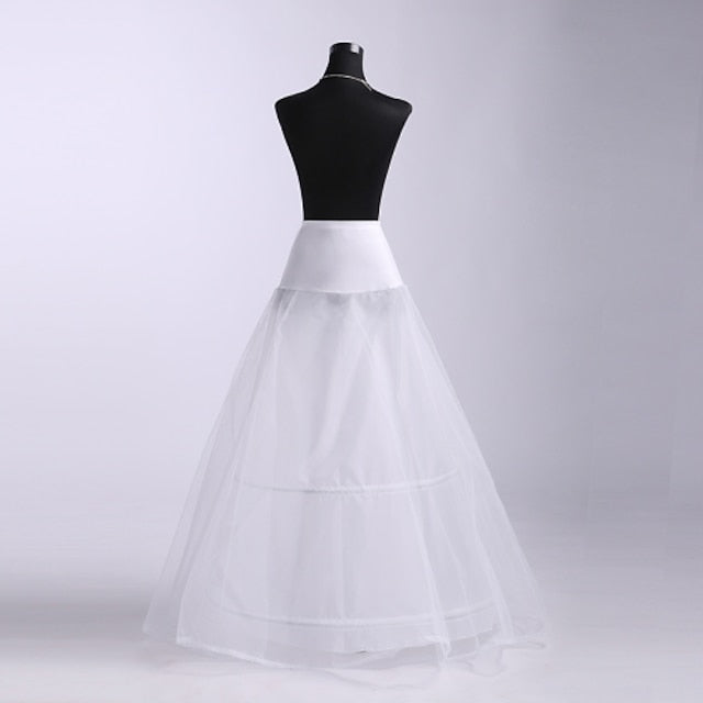 Wedding / Special Occasion Tulle Floor-length A-Line Petticoats with Lace Wedding / Special Occasion Tulle Floor-length A-Line Petticoats with Lace