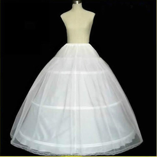 Wedding / Special Occasion Slips Tulle Floor-length Ball Gown Petticoats