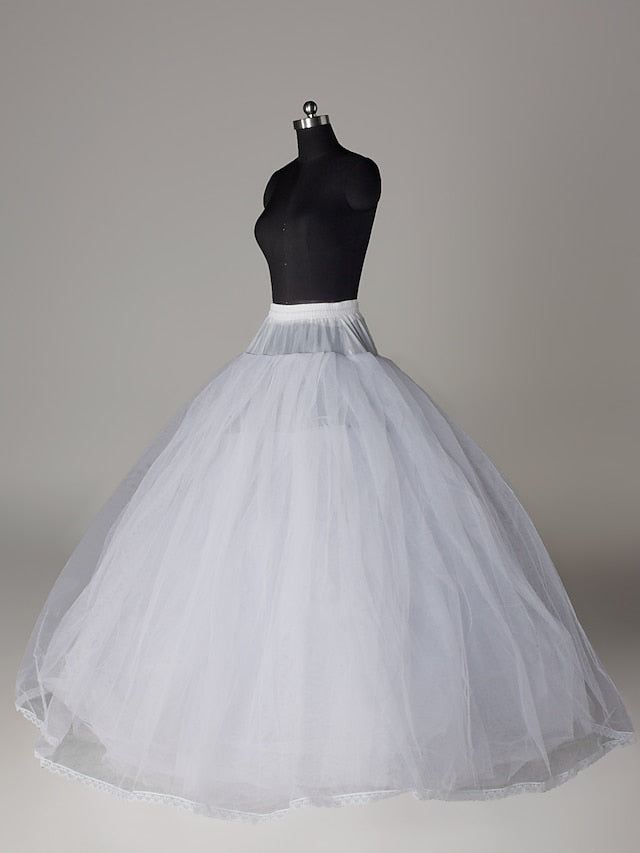 Wedding / Special Occasion Tulle Floor-length Ball Gown Petticoats