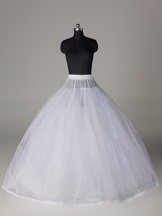 Wedding / Special Occasion Tulle Floor-length Ball Gown Petticoats