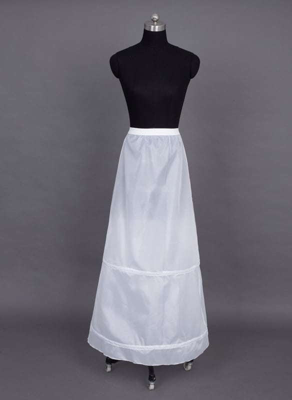 Women A-Line Slip Nylon 1 Tiers Petticoats