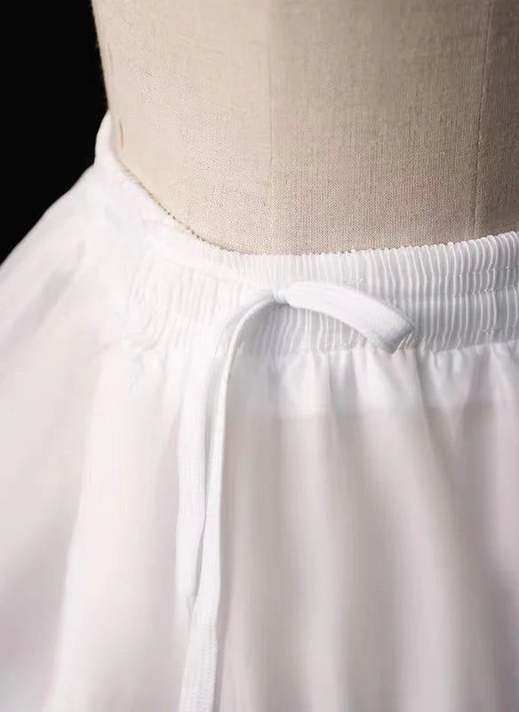 Women A-Line Slip Polyester Floor-Length 3 Tiers Petticoats